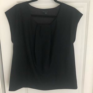 Theory Black Work Blouse